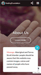 Mobile Screenshot of healingfoundation.org.au